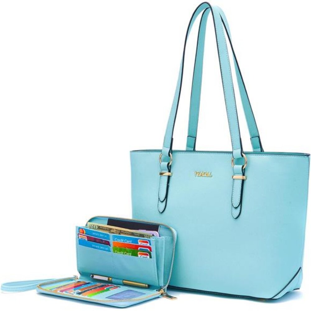 Purses for Women Faux Leather Medium Large Tote Satchel Shoulder Purse
